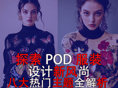 探索POD服裝設計新風尚：八大熱門主題全解析
