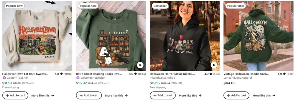 連帽衛(wèi)衣萬圣節(jié)元素