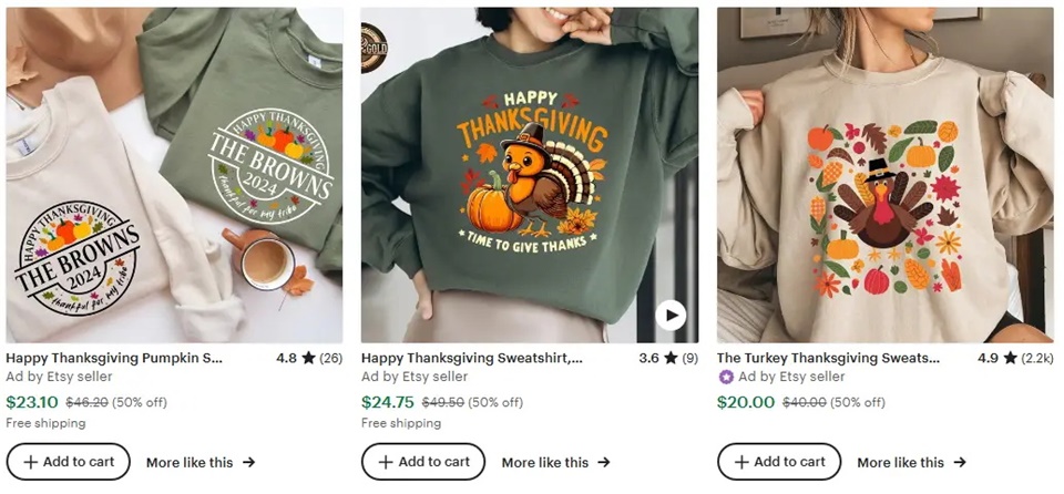 連帽衛(wèi)衣感恩節(jié)元素