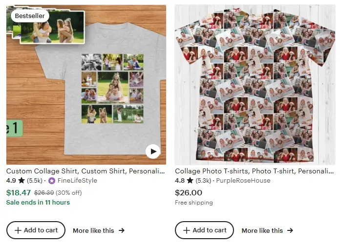 家庭旅行定制T恤創(chuàng)意之照片拼貼