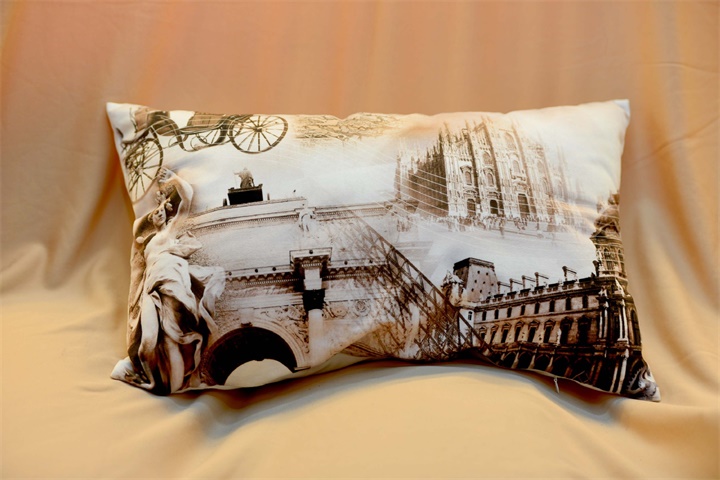 POD模式入門設(shè)計之復(fù)古建筑抱枕