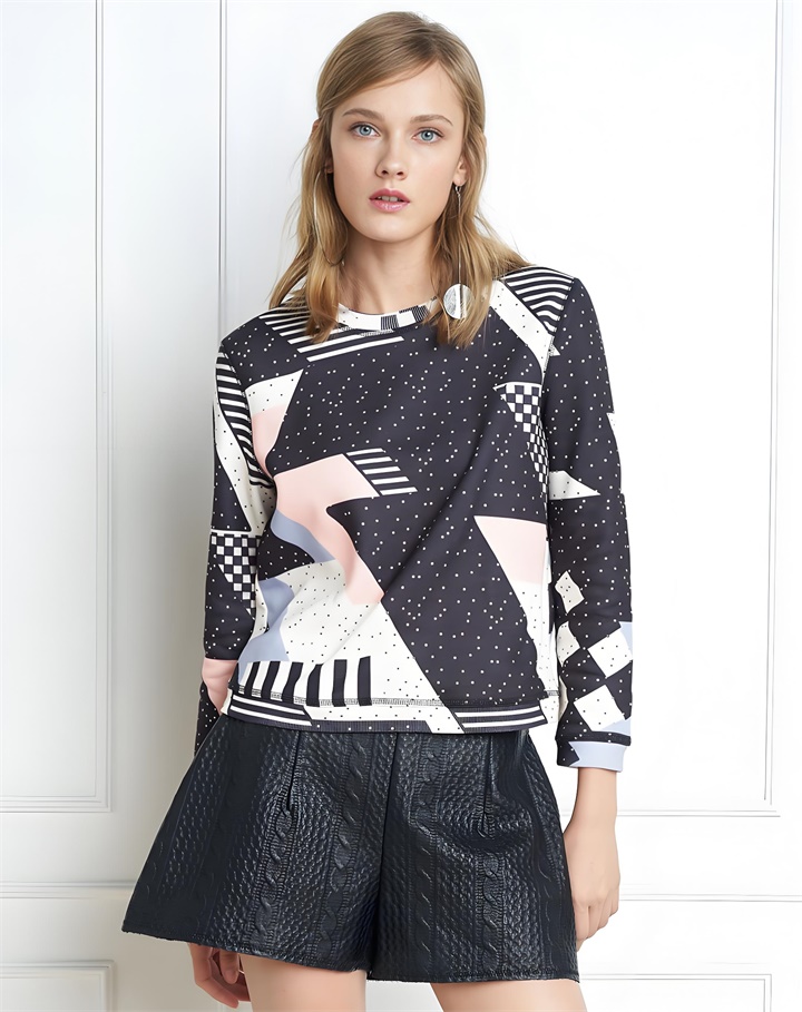 定制衛(wèi)衣全幅印花的設(shè)計(jì)元素推薦之幾何魅力