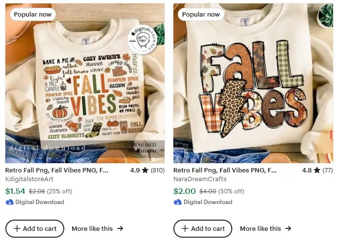 跨境選品思路，秋冬T恤設(shè)計(jì)元素推薦之純粹的秋意