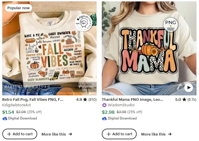 跨境選品思路，秋冬T恤設(shè)計(jì)元素推薦之感恩節(jié)主題