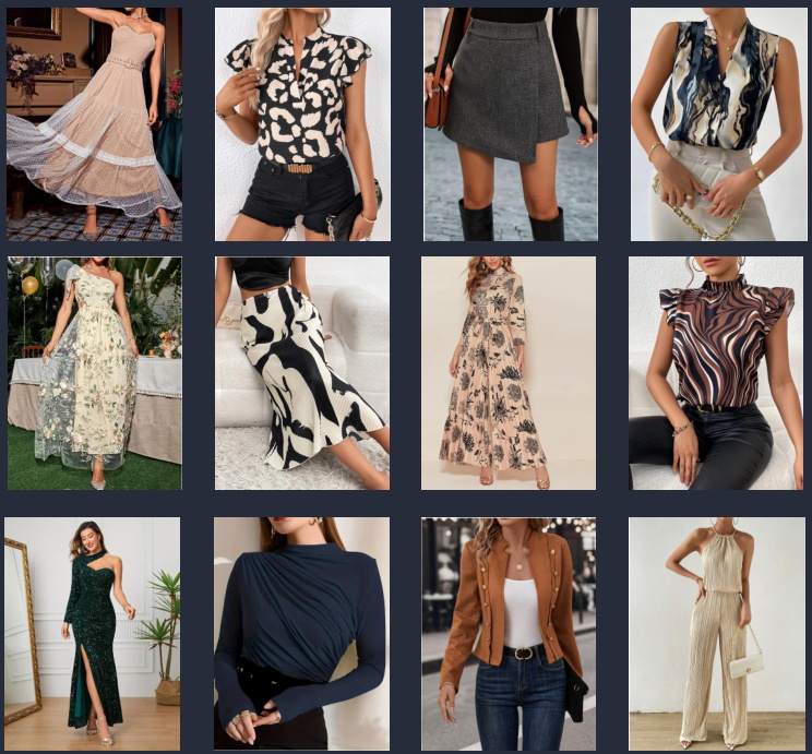 Temu2025女裝上新重點(diǎn)優(yōu)雅女裝