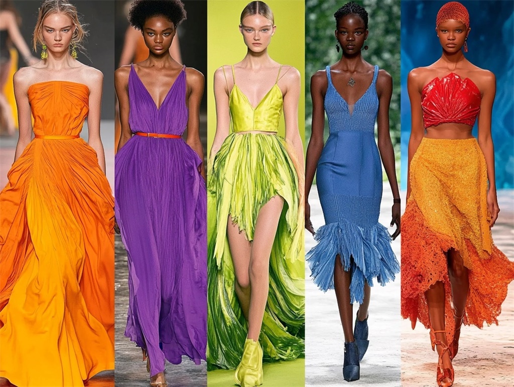 【POD服裝設計】2025春夏連衣裙十大流行色：時尚與設計的新篇章