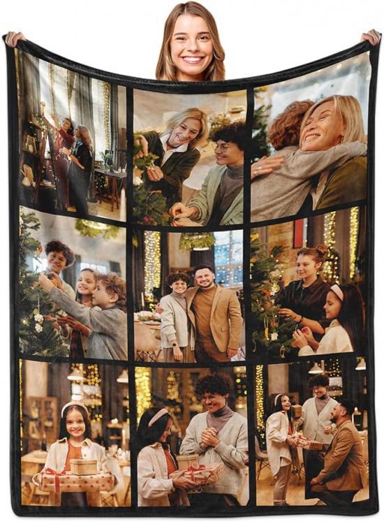 POD一件定制個性化毛毯